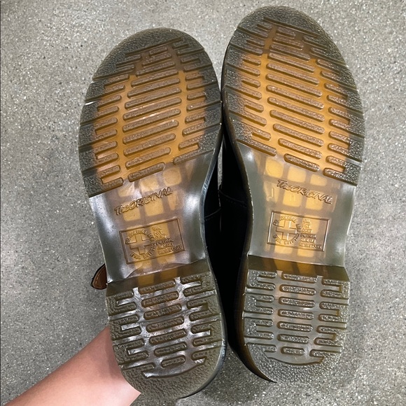 Dr Martens Black Leather Mary Janes Women's Shoes - Picture 3 of 4